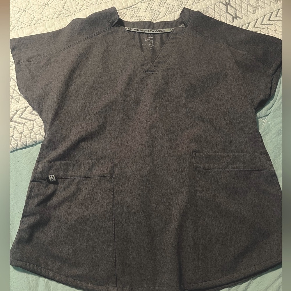 ClimateRight scrub set dark grey women’s X small
